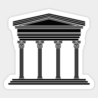 black pantheon Sticker